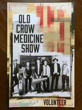 OLD CROW MEDICINE SHOW Volunteer 11x17 Poster ORIGINAL 2018 PROMOTIONAL ONLY
