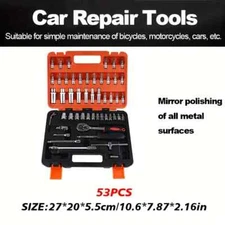 Stainless Steel Motorcycle Repair Tool Kit - Complete Automotive Maintenance Acc