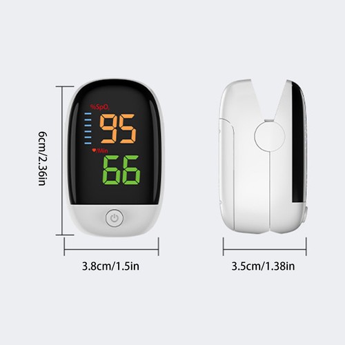 Finger Tip Pulse Oximeter Meter SpO2 Oxygen Saturation rate Heart Blood Monitor - Picture 3 of 12