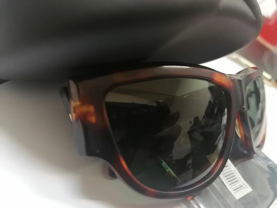 罕见复古原装雷朋 B&L Onyx 玳瑁 WO 794 太阳镜法国带 C — 第 3/4 张图片