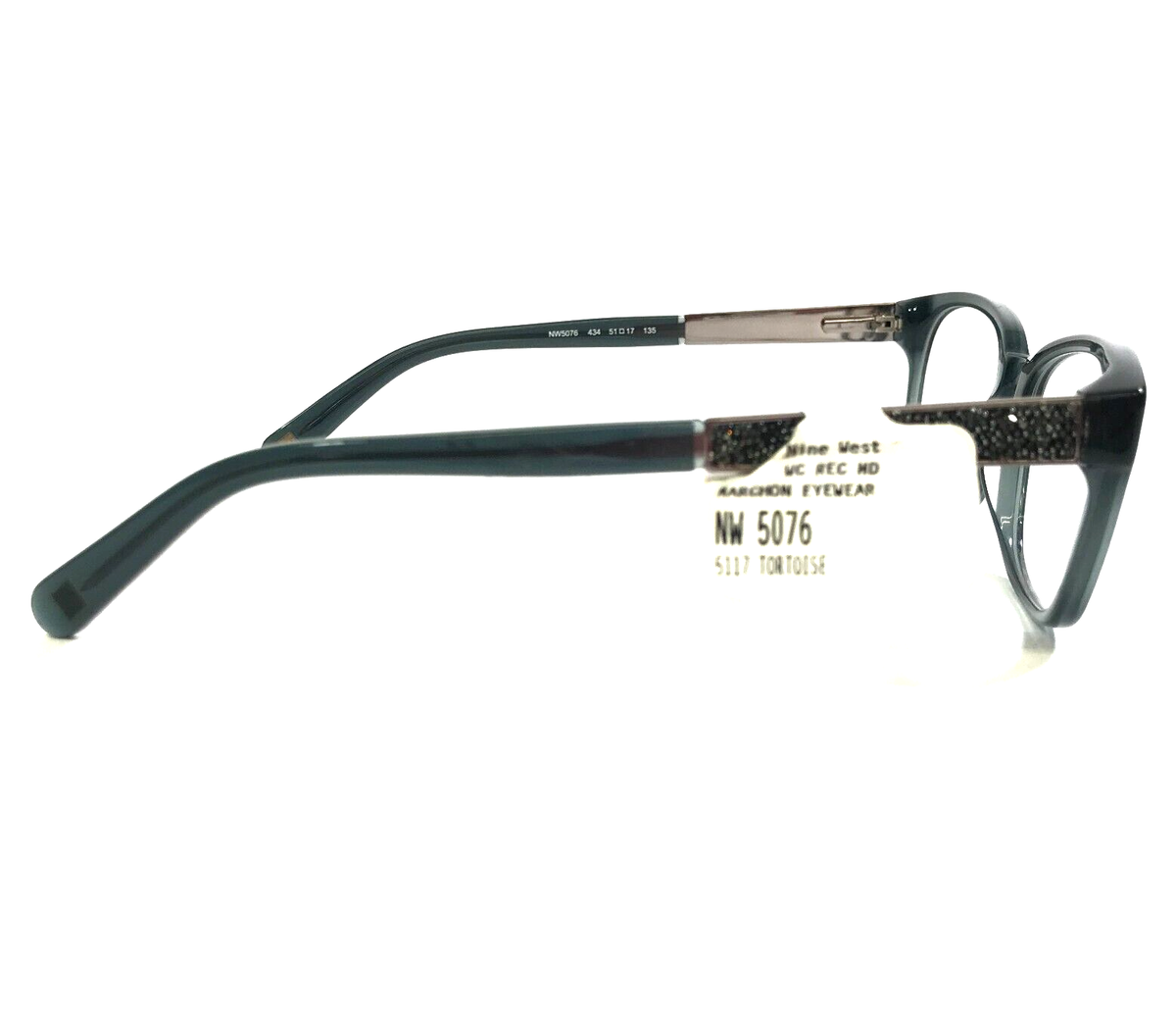 Nine West Nw5076 206 Tortoise Authentic Eyeglasses 51-17-135 Nine West NW5166 240 Tortoise 50-14-135mm Eyeglasses FRAMES  main image 3