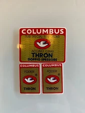 Columbus Thron Dippio Spessore Decal Set for Frame and Forks  Vintage NOS