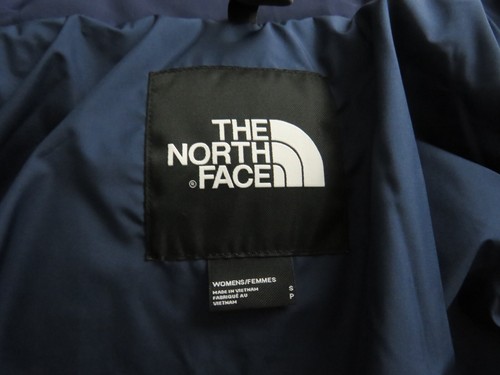 Womens The North Face 1992 92 Ripstop Nuptse 600-Down Hooded Jacket Summit Navy - Picture 11 of 14