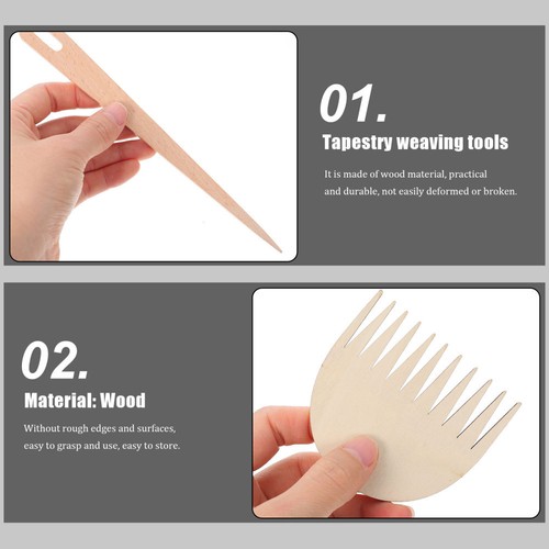 Wooden Shuttle weaving accessories Wooden Shuttles Hand Weaving - Picture 6 of 12