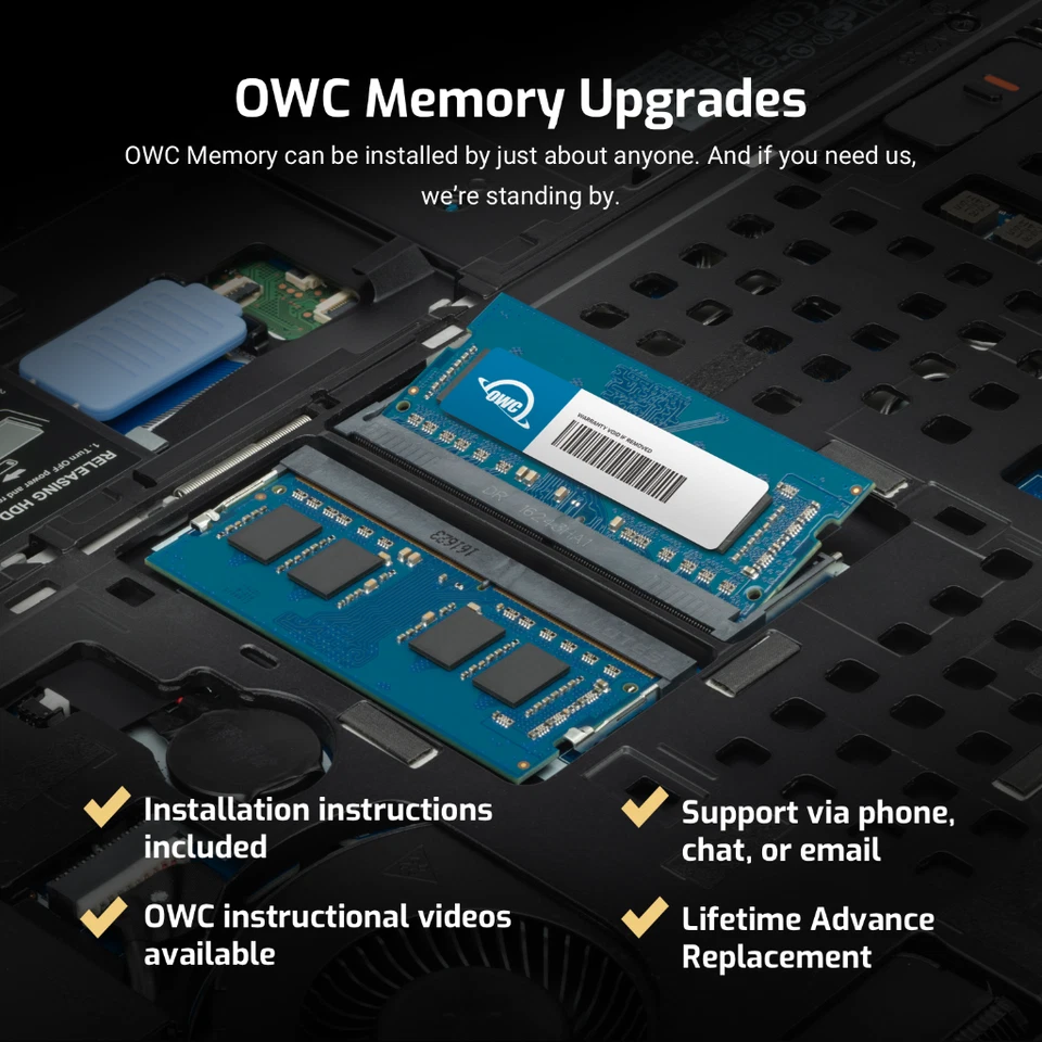 OWC 32GB (8x4GB) DDR4 2133MHz 1Rx8 ECC Unbuffered SODIMM 260pin Memory RAM - Image 4 of 4
