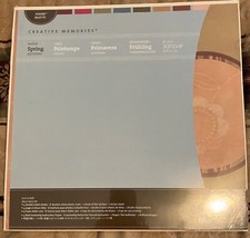 New 2008, Creative Memories, 12 x 12 Spring Additons Prints, 4 pk