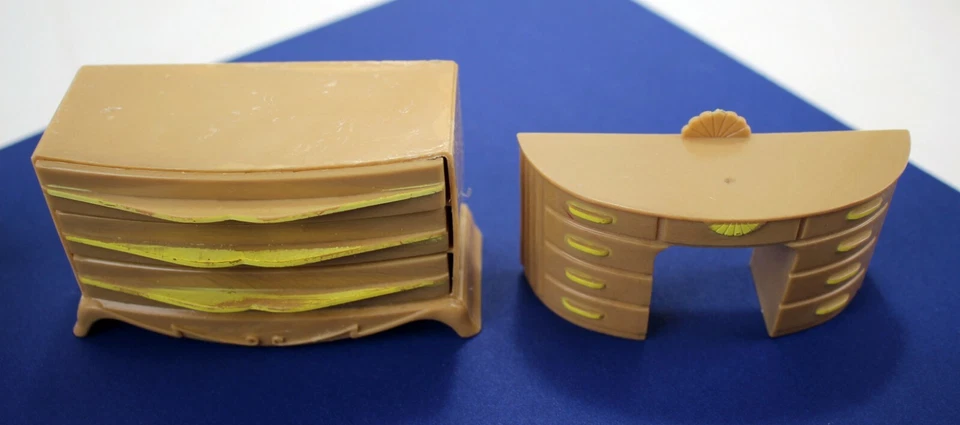 Plasco娃娃屋玩具微型家具壁炉沙发老式件 — 第 2/4 张图片