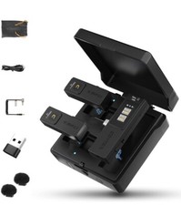 Wireless Lavalier Microphone, Comica Vdlive 10 2.4g Dual Wireless Microphone