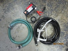 Gasoline 12v Transfer Pump  Hose New