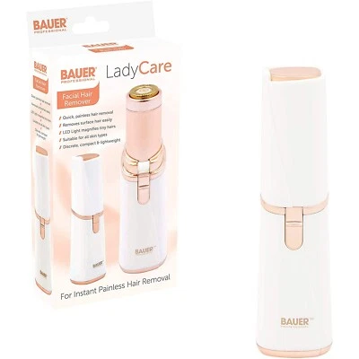 Bauer Lady Care Ladies Women Portable Compact Face Skin Care Facial Hair Remover