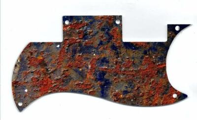 Pickguard  Pick Guard Graphic to fit Epiphone SG Special VE Bubbling Rusty Metal