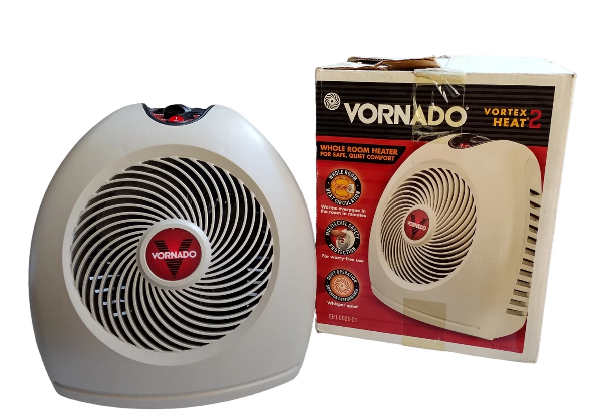 Vornado VH2 Whole Room Vortex Heater w/ Adjustable Thermostat u0026amp; Safety  Shut-Off. | eBay