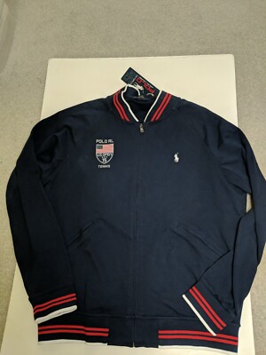 Polo Ralph Lauren Official  US Open (2015)Tennis Varsity Jacket -- Men Large