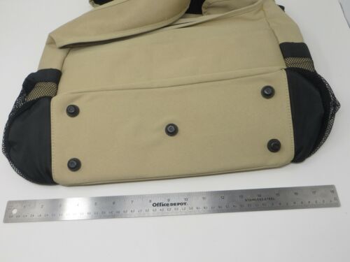 Baby Diaper Bag Organizer Large Stroller Organizer Maternity Bag Khaki Messenger - Picture 8 of 12