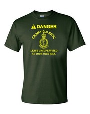 Royal Army Medical Corps T-Shirt Grumpy Old Medic British Army T-Shirt
