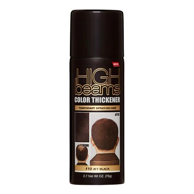High Beams Intense Temporary Spray-On Hair Color Jet Black 2.7 oz