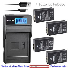 Kastar Battery LCD USB Charger for Nikon EN-EL20 MH-27 and Nikon 1 J2 Camera