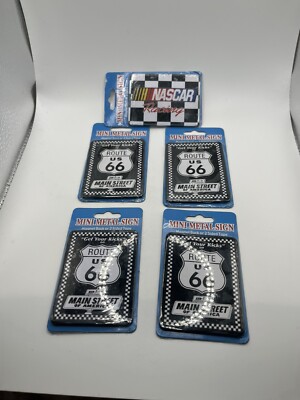 Get Your Kicks on Route 66 Mini Metal Magnet Sign for Refrigerator Locker Car 4+