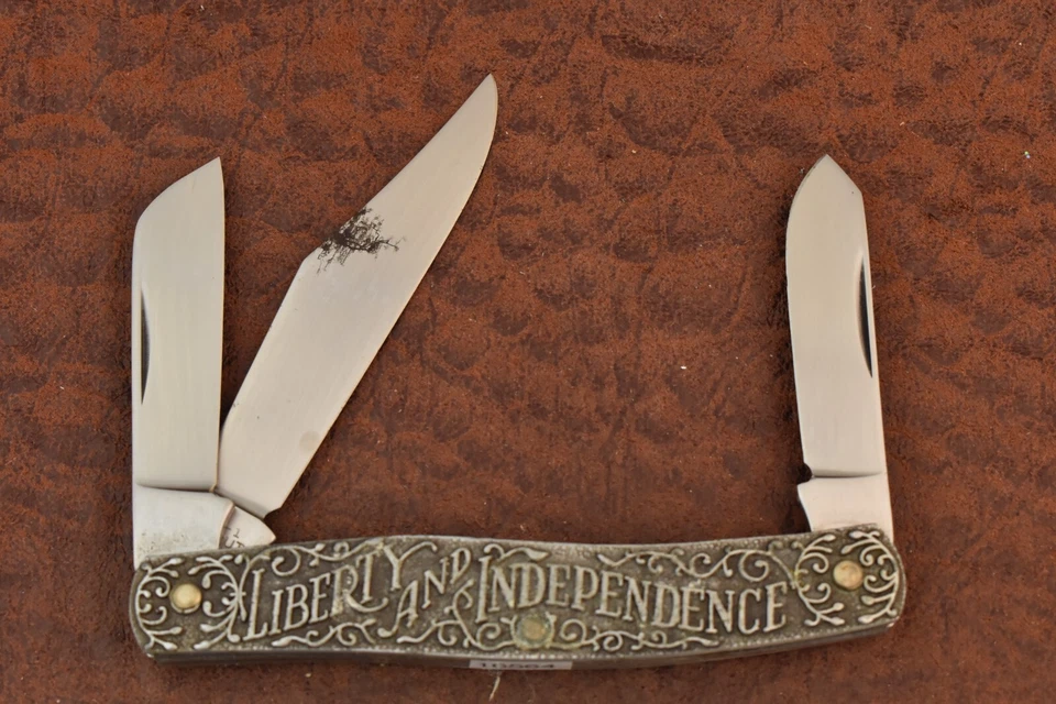 CUCHILLO DE COLECCIÓN SCHRADE USA SW CUT METAL STOCKMAN 1/3000 1976 DELAWARE (16564) Foto 4 de 4