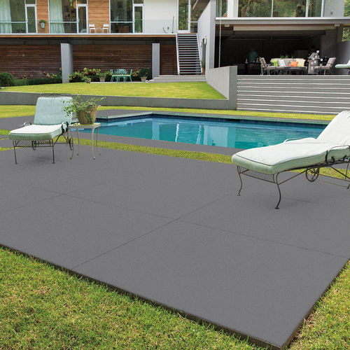 1 Gal Concrete Floor Paint Coating Gray Granite Non-Slip Garage Driveway Patio - Picture 3 of 10