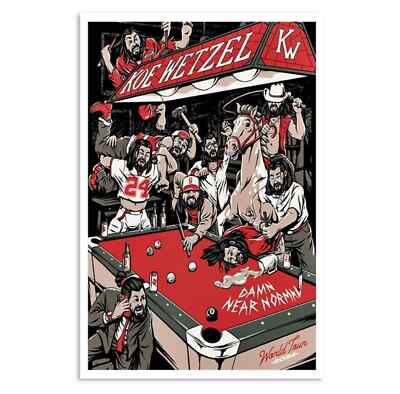 Koe Wetzel Music Damn Near Normal World Tour 2024 Poster