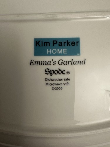 Spode EMMA'S GARLAND 14" Oval Serving Platter, Floral, Large - Picture 7 of 8