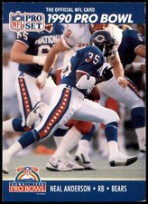 Neal Anderson #380 1990 Pro Set
