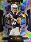 2025 Panini Select Silver Prizm #80 Drake Maye New England Patriots