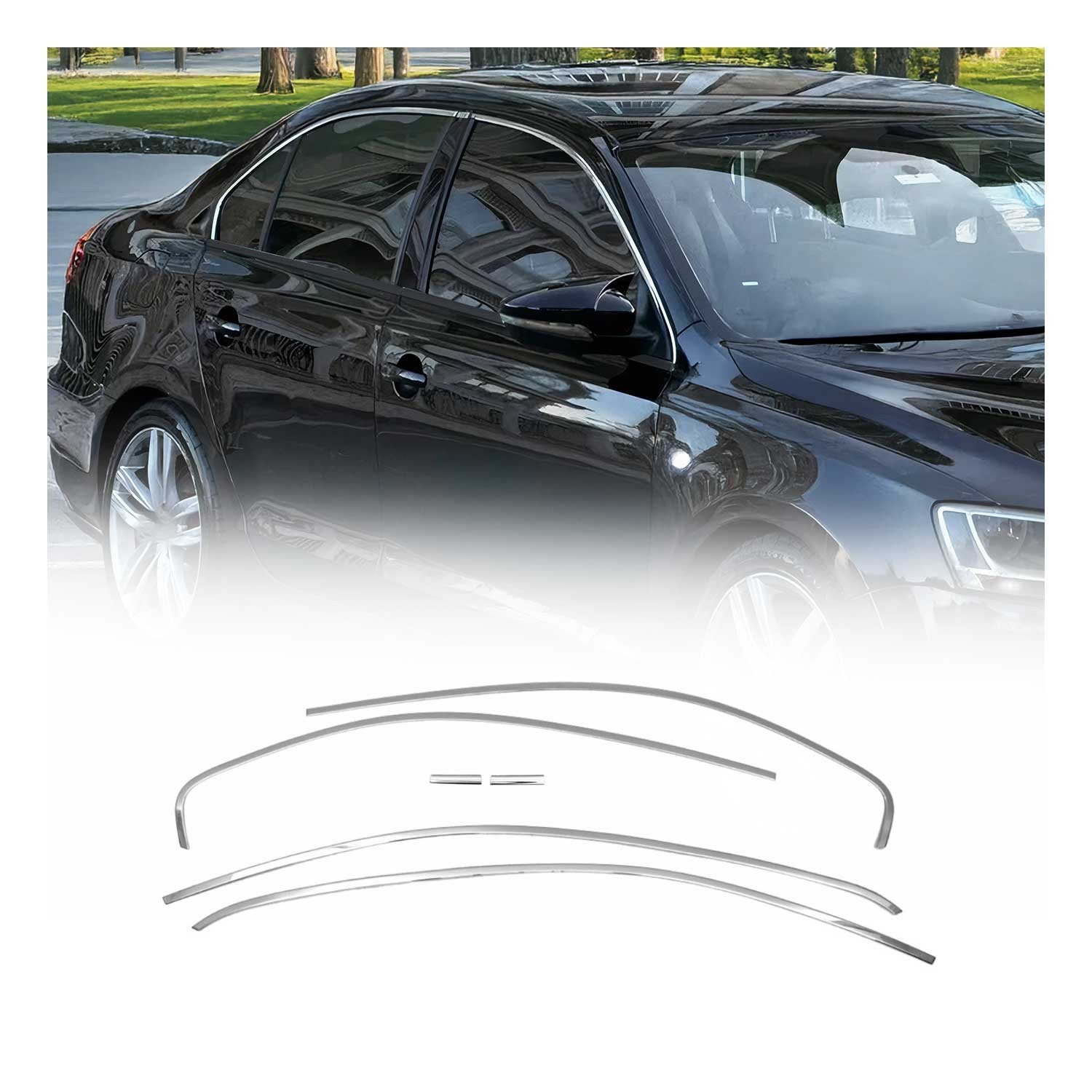 Garniture de fenêtre VW Jetta pour rénover les joints usés de berline 2010-2018