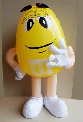 M&M's - Gelb Aufblasbar 80cm