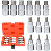 SteckschlüSsel Satz Innensechskant 12 StüCk 1/2 Zoll Sechskant-Bit-Set 5-22 Mm