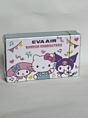 EVA AIR Sanrio Figuren Hello Kitty Spielkarten Kuromi Pompurin Meine Melodie