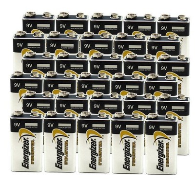 30 x Energizer Industrial 9V Block 6LR61 Blockbatterie auch für Rauchmelder