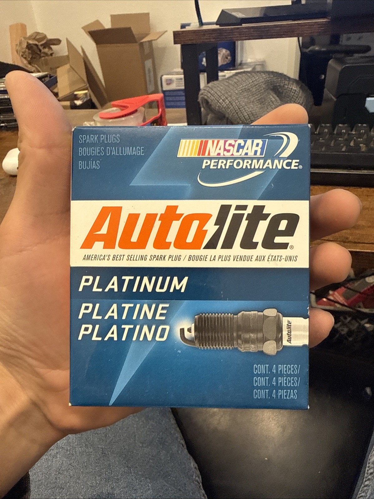 4-NEW Autolite AP64 Platinum Spark Plugs NEW
