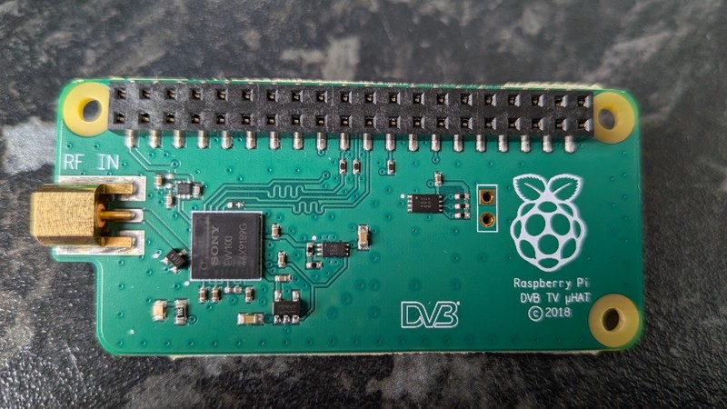Raspberry PI TV HAT DVB-T/T2 PI TV HAT DVB-T/T2 Excellent Condition
