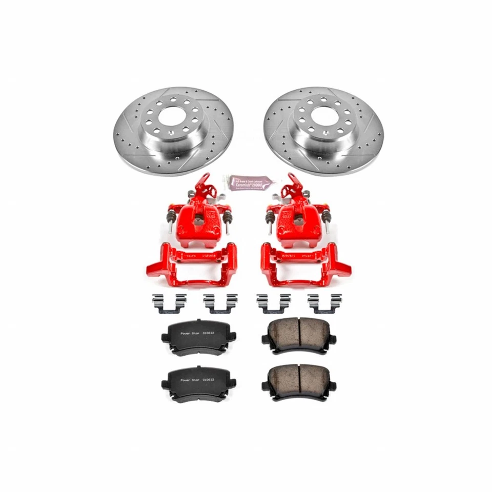 Power Stop Brake Kit For Audi A3 2008-2009 Rear Z23 Evolution Sport w/Calipers - Изображение 2 из 4