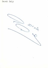 Derek Daly - Autogrammkarte - Motorsport - Fo...