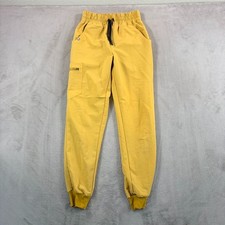 FIGS Zamora Jogger Scrub Pants Women XS Gold Technical Collection Nurse Medical