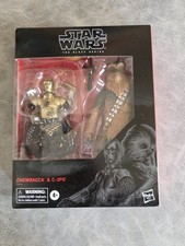 Star Wars Black Series Chewbacca & C-3PO Figures Empire Strikes Back