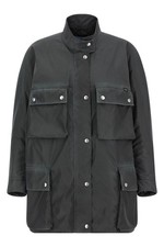 PRADA Re-Nylon Waterproof Gray Jacket New & Authentic