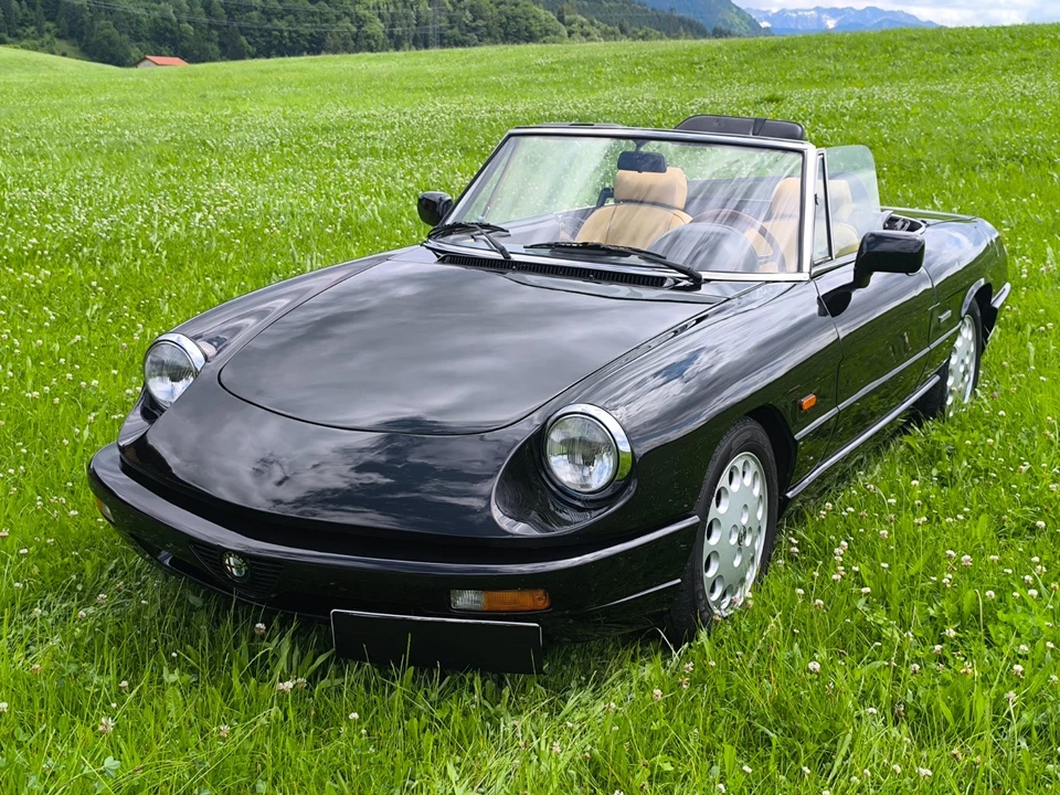 Alfa Romeo Spider  2.0 Serie 4 Oldtimer H-Kennzeichen Stoffdach Neu+Hardtop - Bild 3 von 4