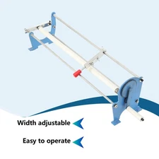 Hot Foil Paper Cutter Manual Slitter Hot Stamping Hand Cutting Machine 1" Core