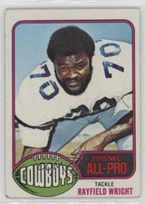 1976 Topps Rayfield Wright #190 HOF qp4