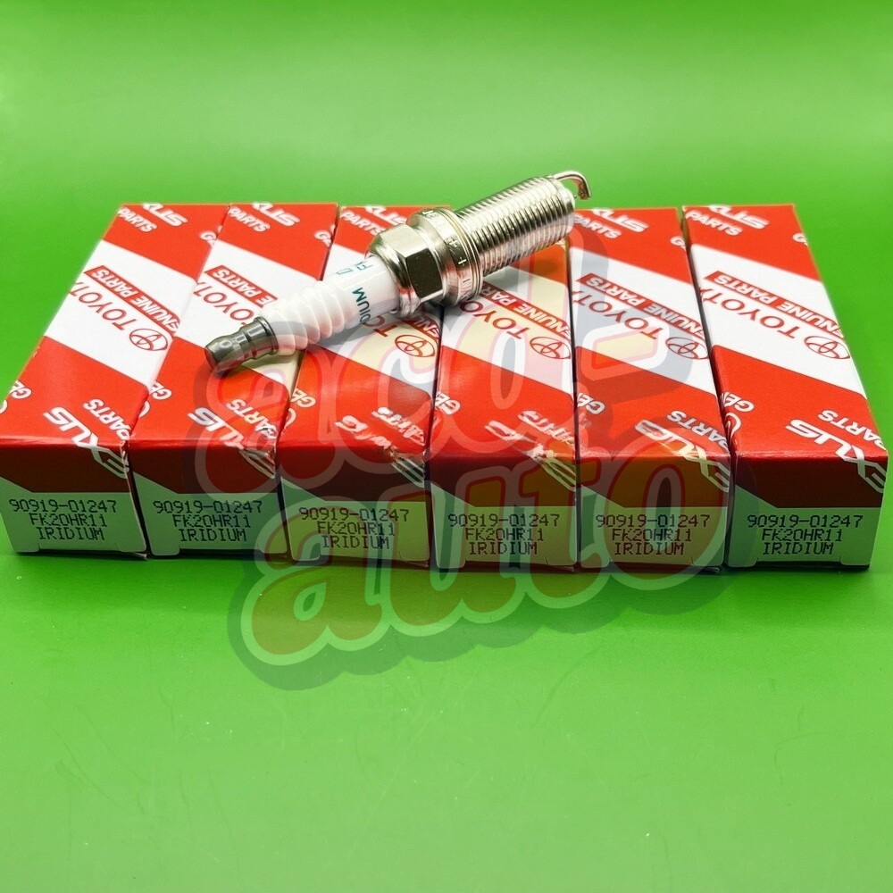 New 6Pcs 90919-01247 FK20HR11 3426 Upgraded Denso Spark Plugs for Lexus Sienna