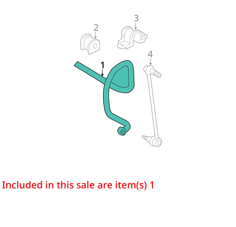 Barra estabilizadora delantera Toyota Avalon 2009 tracción delantera OEM 88 k millas - LKQ408648586 Foto 4 de 4