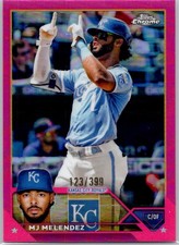 2023 Topps Chrome Magenta Refractor #151 MJ Melendez #/399 Kansas City Royals