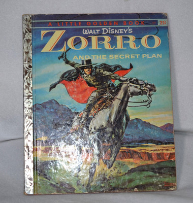 Walt Disney's ''Zorro'' 1st Edition Little Golden Book