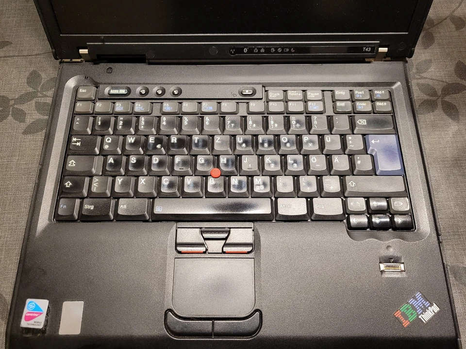 IBM ThinkPad T43, Windows XP, 2 GB Ram, Parallelport, 15 Zoll - Bild 3 von 4