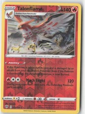 Talonflame 032/189 Rare Darkness Ablaze Pokemon Reverse Holo Near Mint