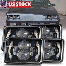4pcs 4x6 Led Headlights Hi-lo Beam Drl For Chevrolet Monte Carlo 80-88 Camaro 4pcs 4x6 Led Headlights Hi-lo Beam Drl For Chevrolet Monte Carlo 80-88 Camaro
